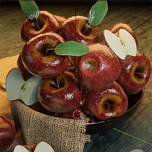 Manzanas Digitales. Un proyecto de Concept Art, Ilustración tradicional y Modelado 3D de Diana Luna Gaínza - 08.12.2019