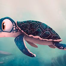 Honu. Un proyecto de Ilustración tradicional de Alito Luca - 09.08.2021