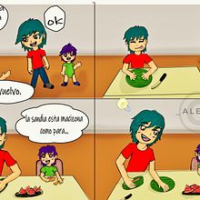 tiras comicas. Design, Character Design, Comic, Collage, and Creativit project by Alejandra De La Rosa - 08.11.2021
