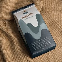 High Hills Coffee Company . Design project by Alana Alicea - 08.08.2021
