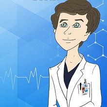 Caricatura The Good Doctor. Un proyecto de Ilustración tradicional y Diseño de Montse Barcons - 10.08.2021
