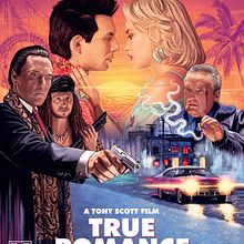 True Romance packaging artwork for Arrow Video. Traditional illustration, Packaging, Graphic Design, and Digital Painting project by Sam Gilbey - 03.22.2021