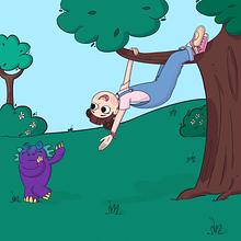 Mi Proyecto del curso: Creación de personajes para cuentos infantiles con Procreate. Traditional illustration, Character Design, Digital Illustration, Children's Illustration, and Digital Drawing project by Daniella Barbella - 08.11.2021