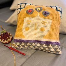 Mi Proyecto del curso: Tapestry: técnica de crochet para dibujar con hilos. Accessor, Design, Pattern Design, Fiber Arts, DIY, and Crochet project by María Eugenia Garcia - 08.12.2021