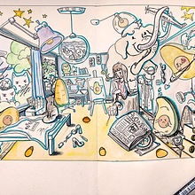 My project in The Art of Sketching: Transform Your Doodles into Art course. Traditional illustration, Pencil Drawing, Drawing, and Sketchbook project by larysa_tomazenko - 08.09.2021