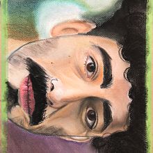 Mi Proyecto del curso: Retrato realista al pastel tiza. Traditional illustration, Fine Arts, Drawing, Portrait Drawing, and Realistic Drawing project by Isabel Quiroga Castro - 08.12.2021