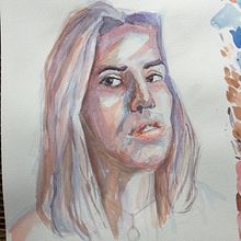 My project in Artistic Portrait with Watercolors course. Een project van  Beeldende kunst, Schilderij, Aquarelschilderen y  Portrettekening van andrew_shoolbread - 12.08.2021