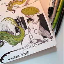 Sketchbook / Creature designs. Un progetto di Character design, Bozzetti, Disegno, Disegno a matita, Creatività e Arte concettuale di Rowena Frenzel - 12.08.2021