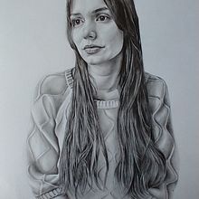Mi Proyecto del curso: Retrato realista con lápiz de grafito. Projekt z dziedziny Trad, c, jna ilustracja,  Sztuki piękne, Sketching, R, sunek ołówkiem,  R, sunek, Portret, R, sunek realist, czn,  R, sunek art, st, czn, R i sunek anatomiczn użytkownika Wilmer Arteaga de Sierra - 12.08.2021