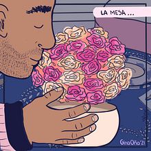 Los hombres también ponemos la mesa. . % Gina Oña tarafından hazırlanan Geleneksel illüstras, on, Ve Çizgi roman projesi - 08.12.2021