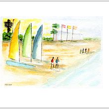 Meu projeto do curso: Criação de paisagem contemporânea em aquarela. Un proyecto de Bellas Artes y Pintura a la acuarela de Flavio Santos - 13.08.2021
