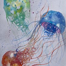 Iridescence. Un progetto di Illustrazione tradizionale, Pittura ad acquerello e Belle arti di lisa_marie_mcnaughton - 12.08.2021