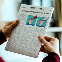 Ilustración Editorial | Google Effect: Changes to our Brains. Art Direction, Editorial Design, Fine Arts, Graphic Design, Information Design, and Editorial Illustration project by Clara Berenguer - 08.13.2021