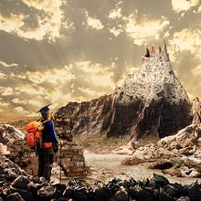 Digital Collage in Photoshop: Eyez On The Prize. Photograph, Collage, Photo Retouching, Fine-Art Photograph, Photographic Composition, and Photomontage project by Jeremy Jasper Acosta - 08.13.2021