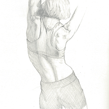 Continuation of Dynamic Figure Drawing course by Shane Wolf. Een project van  Beeldende kunst,  Schetsen, Sketchbook, Tekening met potlood,  Tekening, Realistische tekening,  Artistieke tekening y Anatomisch tekenen van John Le - 12.08.2021