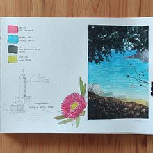 Il mio progetto del corso: Diario di viaggio ad acquerello. Un progetto di Illustrazione tradizionale, Pittura ad acquerello, Illustrazione architettonica e Sketchbook di Marzia Sar - 13.08.2021
