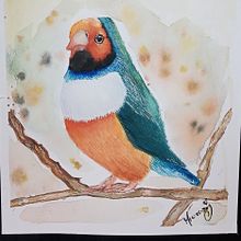 Mi Proyecto del curso: Acuarela artística para ilustración de aves. Traditional illustration, Watercolor Painting, Realistic Drawing, and Naturalistic Illustration project by yury torres - 08.13.2021