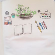 Mi Proyecto del curso: Sketching artístico en acuarela: atrévete a expresar tus ideas . Traditional illustration, Sketching, Creativit, Drawing, Watercolor Painting, and Sketchbook project by Janina Castello Burgos - 08.13.2021