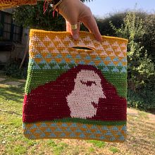 Mi Proyecto del curso: Tapestry: técnica de crochet para dibujar con hilos. Accessor, Design, Pattern Design, Fiber Arts, DIY, and Crochet project by Francisca Imboden Fernández - 08.12.2021