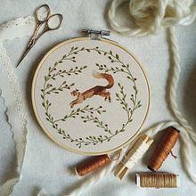 Mi Proyecto del curso: Bordado con needle painting: recrea la belleza de la vida salvaje. Un proyecto de Ilustración tradicional y Bordado de Gaby - 13.08.2021