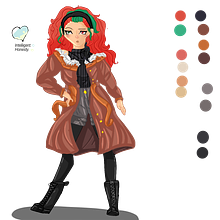 Mi Proyecto del curso: Creación de personajes manga. Traditional illustration, Character Design, Comic, and Manga project by Carolina Del Castillo - 08.14.2021