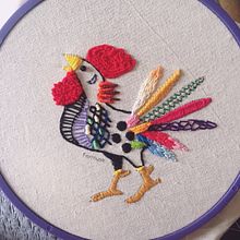 Mi Proyecto del curso: Técnicas de bordado: ilustrando con hilo y aguja . % Fernanda Orozco tarafından hazırlanan Nakış projesi - 08.14.2021