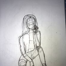 Mi Proyecto del curso: Dibujo anatómico para principiantes. Fine Arts, Sketching, Pencil Drawing, Drawing, Realistic Drawing, and Figure Drawing project by Natalia Vargas Garfias - 08.13.2021
