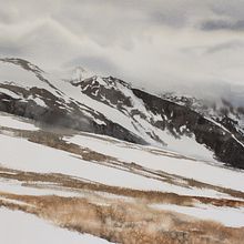 Mountains. Fine Arts, and Watercolor Painting project by Christian Koivumaa - 08.15.2021