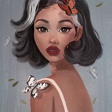 My project in Powerful Female Characters: Illustrating Confidence and Diversity course. Een project van Traditionele illustratie, Schilderij, Digitale illustratie, Digitale tekening y  Digitaal schilderij van Magda Zembrzuska - 15.08.2021