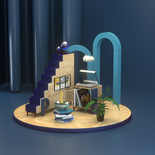 PROYECTO ANTOLOGÍA DE GUSTOS PERSONALES. 3D, Ilustração digital, Modelagem 3D, e 3D Design projeto de Luis Plaza - 16.08.2021