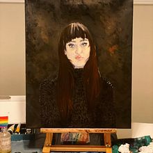 Personal Portrait. Traditional illustration, and Oil Painting project by ryokokleiger - 08.16.2021