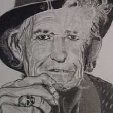 Retrato en grafito. Portrait Drawing project by marugarateche - 08.16.2021