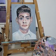 Mi Proyecto del curso: Retrato expresivo al óleo: explora la técnica alla prima. Fine Arts, Painting, and Oil Painting project by Carla Silingardi - 08.17.2021