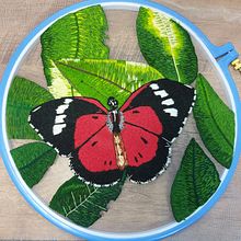 Mi Proyecto del curso: Técnicas de bordado realista. Traditional illustration, and Embroider project by Edith Hernandez - 08.17.2021