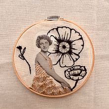 Mi Proyecto del curso: Bordado en fotografías sobre tela. Un proyecto de Fotografía, Collage, Papercraft, Estampación, Bordado y DIY de Simón Castellanos - 16.08.2021