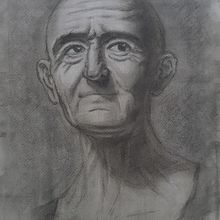 My project in Realistic Portraits Using Charcoal course. Un projet de Illustration traditionnelle, Beaux Arts, Dessin, Dessin de portrait , et Dessin réaliste de Brigitte Tolosa - 03.07.2021