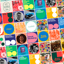 LUDO. Design, Art Direction, Br, ing, Identit, Editorial Design, Graphic Design, T, and pograph project by Sergio Ortiz - 05.18.2020