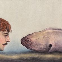 Un encuentro entre las brumas. Un progetto di Illustrazione tradizionale, Illustrazione editoriale e Pittura ad acquerello di Marcos N Sayas - 17.08.2021