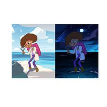 Mi Proyecto del curso: Diseño de personajes para animación con Photoshop. Animation, Character Design, and Character Animation project by Saraí Lima Robles - 08.14.2021