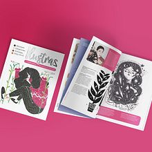 Diseño Editorial | Revista de Ilustración. Design, Editorial Design, and Traditional illustration project by Débora Luna - 08.18.2021