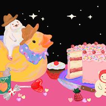 Vaqueros. Un proyecto de Ilustración tradicional, Ilustración digital, Dibujo y Dibujo digital de Ana Aparicio - 18.08.2021
