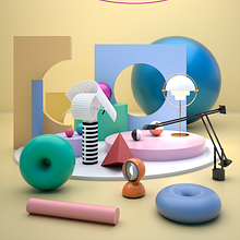 Lamp set Ein Projekt aus dem Bereich Design, Architektur, Innenarchitektur, Digitale Architektur und Architektonische Illustration von Ana de Santos Díaz - 18.08.2021