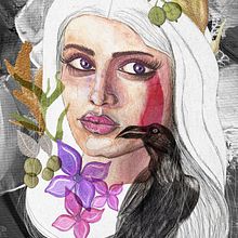 Il mio progetto del corso: Ritratto illustrato ad acquerello. Traditional illustration, Fine Arts, Painting, Drawing, Watercolor Painting, Portrait Drawing, and Artistic Drawing project by Cecilia Sarti - 08.18.2021