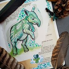 Mon projet du cours : Illustration d’animaux : représentez la faune sur un sketchbook. Traditional illustration, Collage, Sketchbook, and Naturalistic Illustration project by Maud Chabod - 08.18.2021