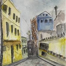 Meu projeto do curso: Criação de paisagem contemporânea em aquarela. Un progetto di Belle arti e Pittura ad acquerello di alufcarvalho - 12.08.2021