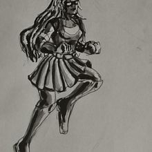 Mi Proyecto del curso: Diseño de personajes femeninos para cómics. Un progetto di Character design, Fumetto e Disegno di Raul Duarte - 17.08.2021