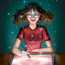 Mi Proyecto del curso: Iluminación y color para retratos digitales en Photoshop . Un proyecto de Ilustración tradicional, Ilustración digital y Pintura digital de Leonardo Mazzuquelli - 18.08.2021