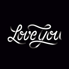 Lettering Love You. Een project van  Belettering y Grafisch ontwerp van Mari Almendros Cuadrado - 02.06.2021