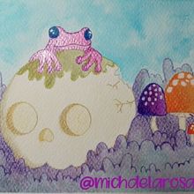 Mi Proyecto del curso: Técnicas de ilustración con acuarela y gouache. Un progetto di Illustrazione tradizionale, Belle arti, Pittura, Pittura ad acquerello, Illustrazione infantile e Pittura gouache di Michelle de la Rosa - 19.08.2021