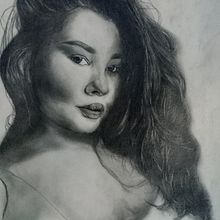 Meu projeto do curso: Retrato realista com lápis grafite Ein Projekt aus dem Bereich Traditionelle Illustration, Bildende Künste, Skizzenentwurf, Bleistiftzeichnung, Zeichnung, Porträtzeichnung, Realistische Zeichnung, Artistische Zeichnung und Anatomische Zeichnung von Arthur Bentes de Souza - 14.08.2021